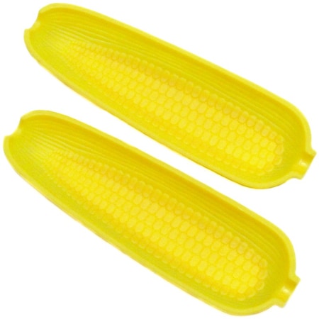 Chef Craft Corporati Chef Craft Yellow Plastic Corn Cob Dishes 20718